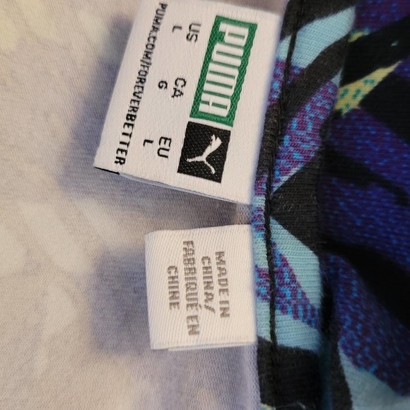 Puma Neon Safari Slim Off Shoulder‎ Dress Size Large - Picture 7 of 8